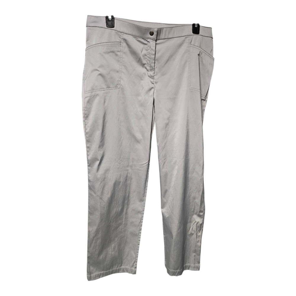Chico's Straight Leg Pants in Light Gray chicos 3
